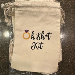“Oh Shit Kit” bachelorette party hangover kit bags